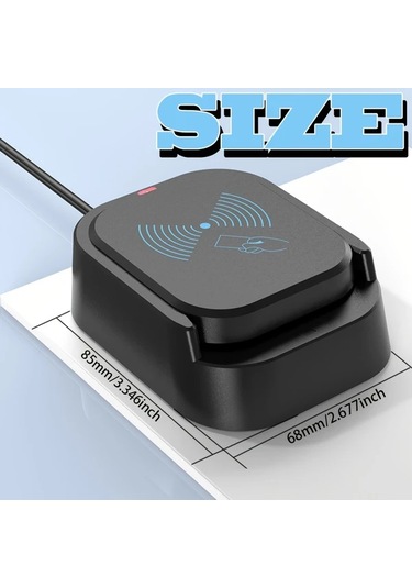 Elmpaly Usb Akıllı Kart Okuyucu Nfc Yazıcı Sd Kart Yuvası Linux Uyumlu