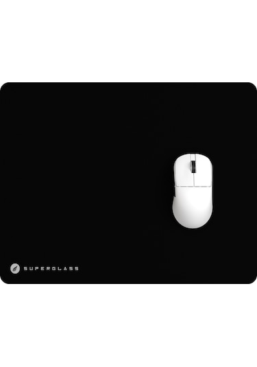 Hawk Gaming Hm20 Superglass Kaymaz Taban 5mm Temperli 42x33 Cam Siyah Mousepad