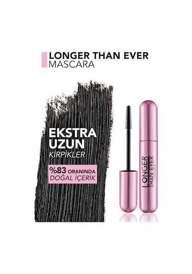 Flormar Longer Than Ever Uzun Görünüm Veren Maskara 001 Black