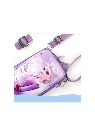 Didadodo Kızlar Frozen Omuz Çantası Hafif Çocuk Çapraz Askılı Çanta Açık Mor, Renk: Açık Mor Açık Mor