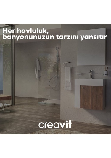 Creavit BR20219 Royale Bornozluk (İkili) Krom