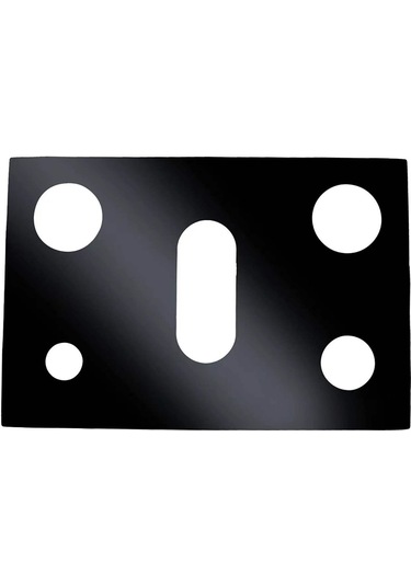 Sones Gazlı Ocak 5 Delikli Yağ Geçirmez Ped Teflon Koruyucu Kapak Kir Önleyici Ped, Boyut: 0.3mm