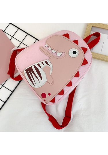 Homyl Çocuk Yürümeye Başlayan Dinozor Çantalar Için Sevimli Pembe