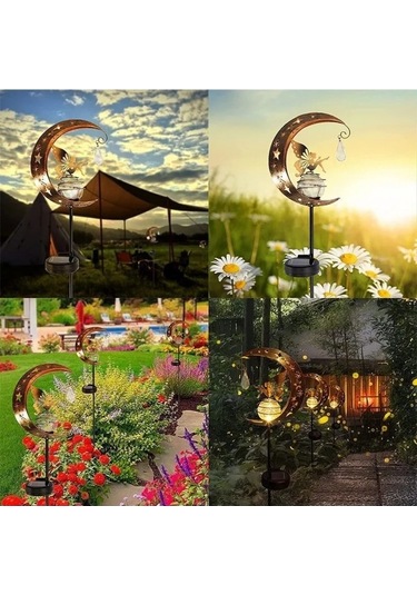 Opulentliving Güneş Enerjili Bahçe Lambası - Sıcak Beyaz, Su Geçirmez Tasarım Diğer