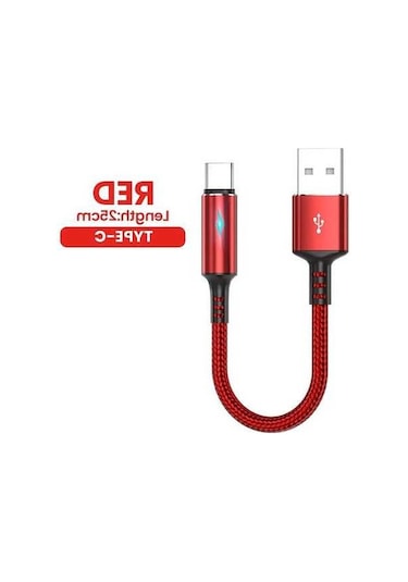 Tongxida Usb A - Mikro/tip C Kablosu Xiaomi Samsung Uyumlu Android 3a Hızlı Şarj Tipi C Veri Transféré 0.25 M