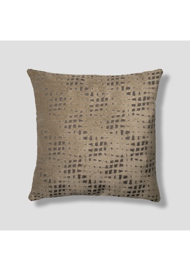 Sezyon Riva Desenli 50 50 Açık Kahverengi Kırlent Kılıfı Açık Kahverengi