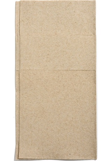 Çift Kat Kraft Cepli Peçete 1/8 40x40 Cm Açık Hali 1200 Adet