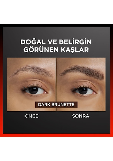 L'Oréal Paris Infaillible Faux Brow Ultra İnce Uçlu Kaş Kalemi Dark Brunette