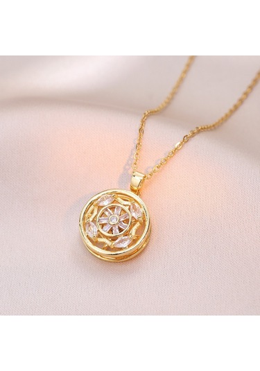 Bayan Kolye: Moda Estetiği Titanyum Çelik Kolye No.277 Çok REnkli