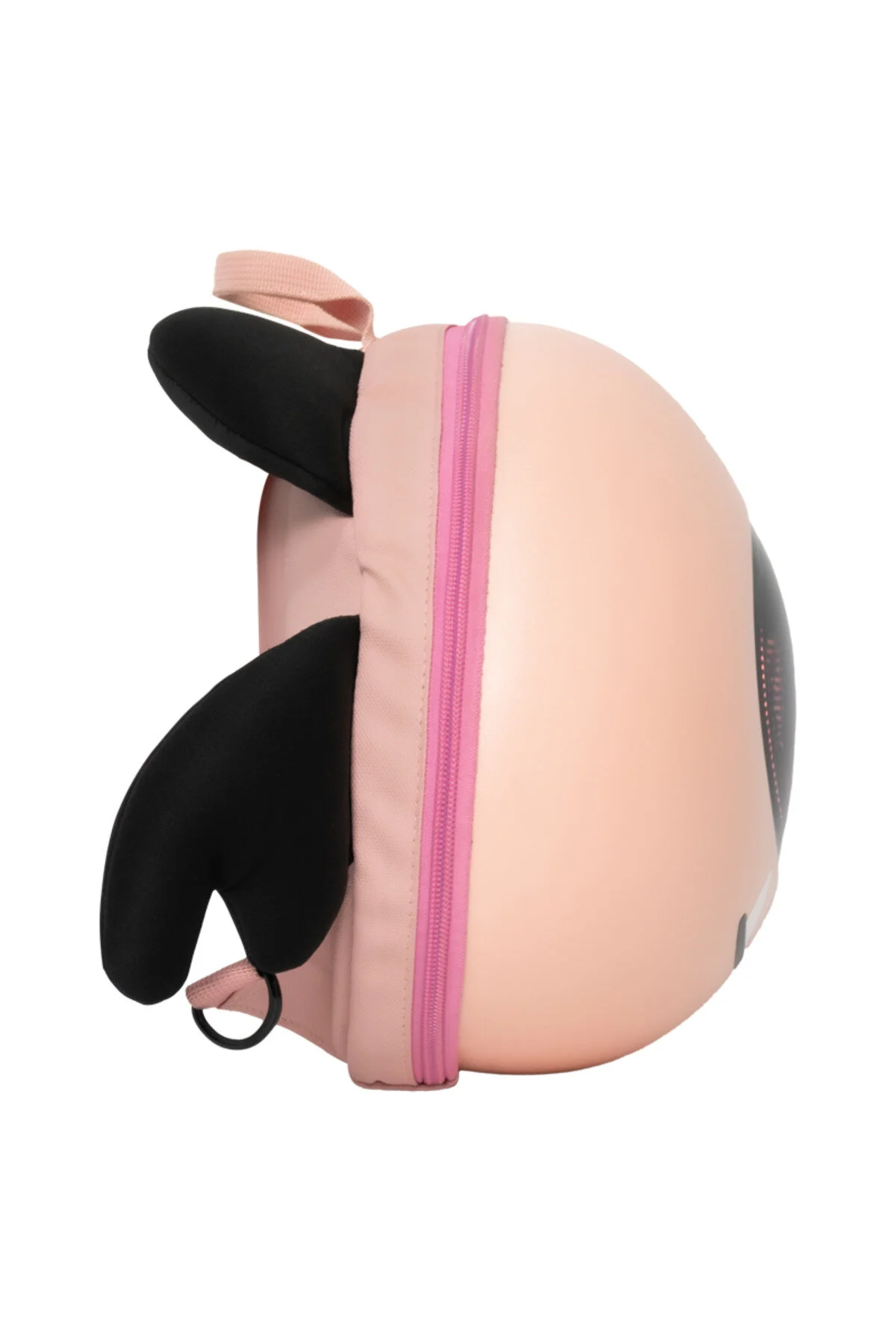 Ed Ekranlı Sevimli Canavar Çocuk Sırt Çantası Işıklı Ve Akıllı Tasarım Pembe