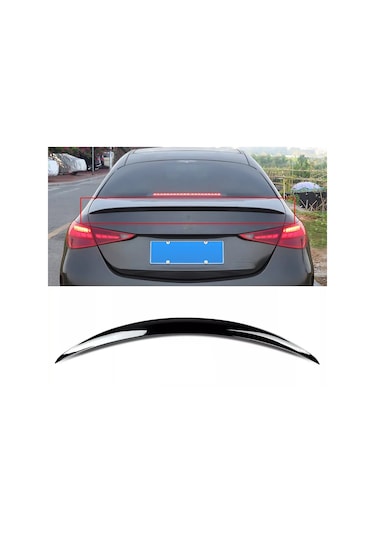Autogp Mercedes W206 Bagaj Üstü Spoiler Siyah Boyalı Plastik 2020+ Agp-bgz-sp-145411
