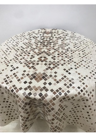 Muşamba Masa Örtüsü Yuvarlak