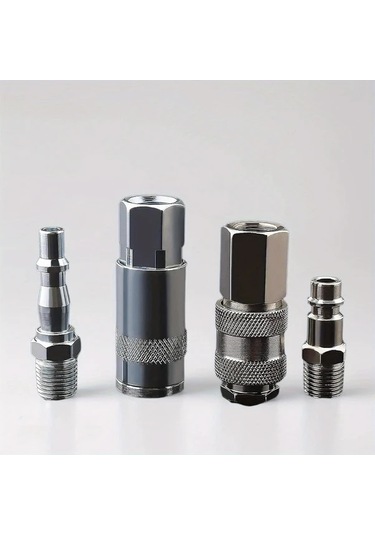 Dashanshop 2 Adet Avrupa Stili Hortum Bağlantı Adaptörü Kompresör Parçaları