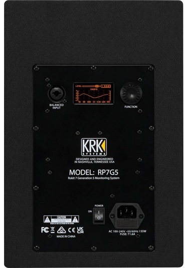 Krk Rokit Rp7 G5 -7 Inch Aktif Stüdyo Monitörü Siyah