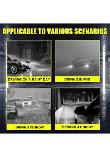 Xindoker Oto Led Far 6 Led Çip 360 Derece Aydınlatma 6000k Soğuk Beyaz 18000lm 9005 H7 H11 Ip65 Su Geçirmez