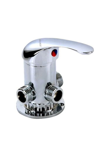 Duş Vanası Yönlendirici 3 Yollu Küvet Musluğu Sıcak Soğuk Su Inox