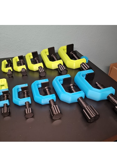 5li G Kelepçe - C Kelepçe - Sert Plastik Mengene - Ahşap Marangoz