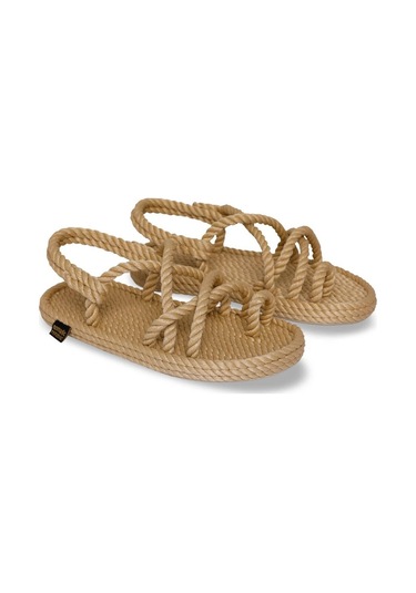 Nomadic Republic Ibiza Kauçuk Tabanlı Çocuk Halat Sandalet - Bej