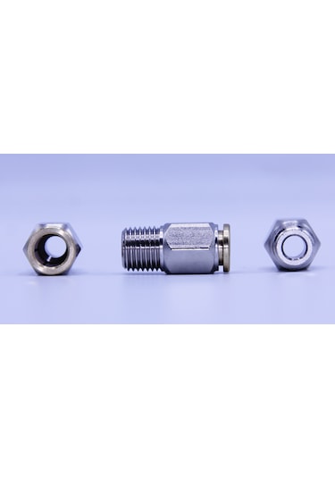 1/4" - 3/8" Erkek Npt Konnektör
