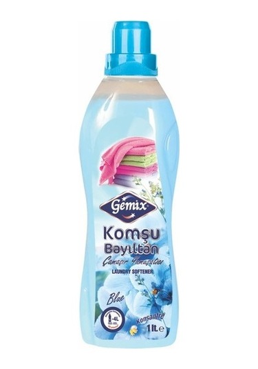 Gemix Konsantre Çamaşır Yumuşatıcısı Komşu Bayıltan Mavi 1 L