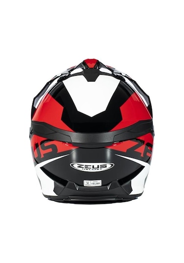 Zeus ZS-913 BF8 Kapalı Motosiklet Kaskı Siyah - Kırmızı