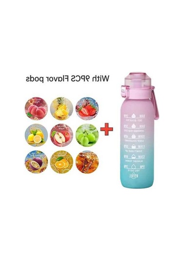 Maoyaya Lezzet Su 1000ml Pipetli Şişe 9 Adet Bakla İle, 1 Adet Sızma Şişe