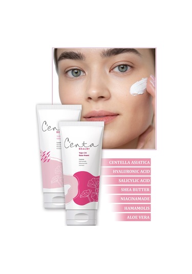 C'enta Beauty Yağlı Ciltler için Gündüz Kremi 50 ML + Gece Kremi 50 ML + Bha-Aha Serum 30 ML