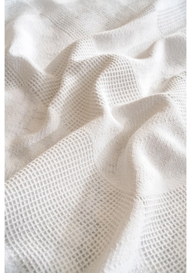 Soley Serenity %100 Pamuk 220 X 240 Cm Battal Boy Pike Beyaz