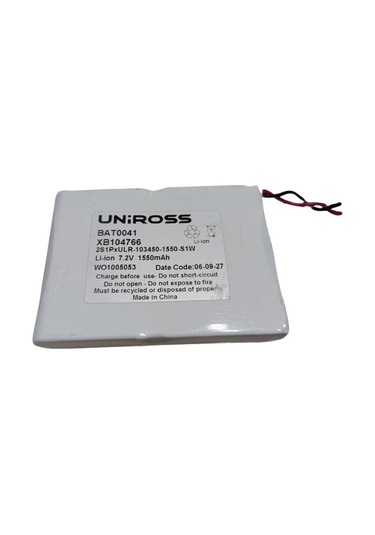 Uniross Bat0041 Xb104766 Li-ion 7.2v 1550mah Bms Devreli Batarya Şarjlı Pil