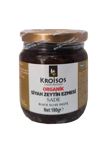 Kroisos Organik Siyah Zeytin Ezmesi 180 G