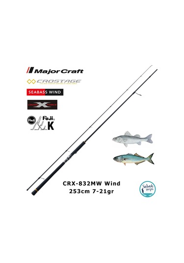 Major Craft Crostage Crx-832mw Wind 2.51mt 7-21gr 2p Spin Kamış