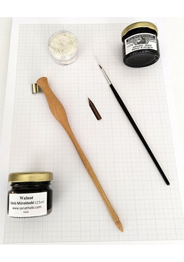 Copperplate Başlangıç Seti, Gölge Yazı, Kaligrafi Yazı Seti