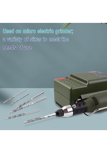 Xurunkeji Elmas Matkap Ucu Seti 20 Parça 4 Boyut 1mm 1.5mm 2mm 2.5mm Büküm Uçlu Mücevher Plaj Deniz Camı Kabuklar Değerli Taşlar Taşçılık