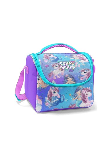 Coral High Mor Pembe Unicorn Isı Yalıtımlı Beslenme Çantası - Kız Çocuk
