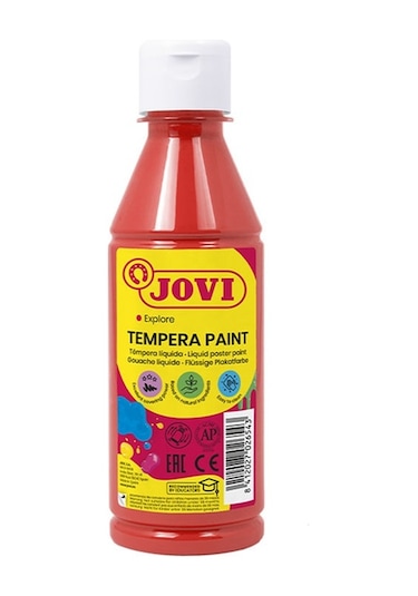 Jovı 502 Guaj Boya 250ml Kırmızı Çok Renkli