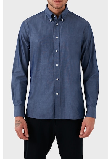 Tommy Hilfiger Erkek Gömlek Mw0mw33326 Dxf Lacivert