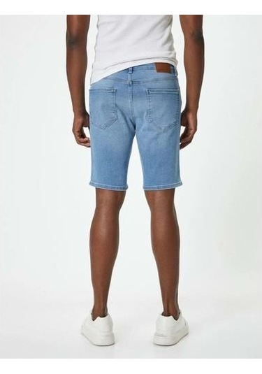 Koton Kot Şort Bermuda Slim Fit Düğmeli Cep Detaylı Açık İndigo 4sam40311nd Açık İndigo Koton Kot Şort Bermuda Slim Fit Düğmeli Cep Detaylı Açık İndigo 4sam40311nd Açık İndigo
