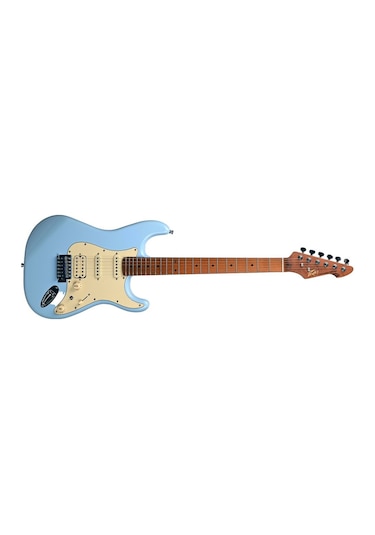 Peavey Raptor Lightning Bolt St Hss Stratocaster Elektro Gitar Sonic Blue