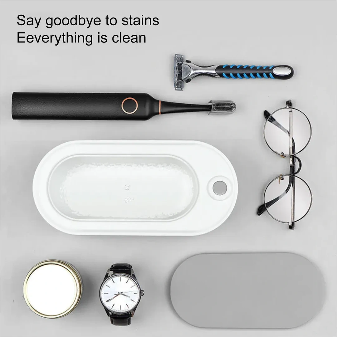 Konesam Usb Şarjlı Ultrasonik Temizleyici - Gözlük, Lens, Mücevher Ve Aletler İçin Derin Temizleme, Akıllı Süre Ayarlı, Ev Ve Mağaza Kullanıma Uygun