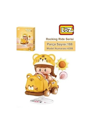 Lz-4308 Loz Kaplan Sallanma Sürüşü 188 Parça Block Oyuncak