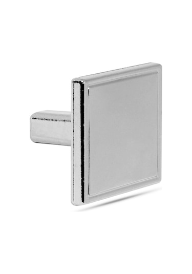 Badem10 Nobel Art Düğme Kulp Kare Çekmece Dolap Kapak Kulpu Kulbu Metal