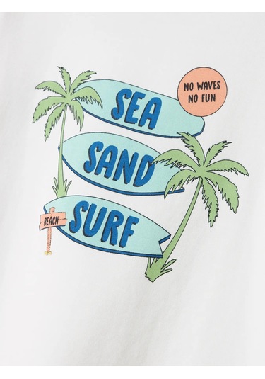 Name It Nmmvux Ss Top Erkek Çocuk T-shirt 13227488 Beyaz