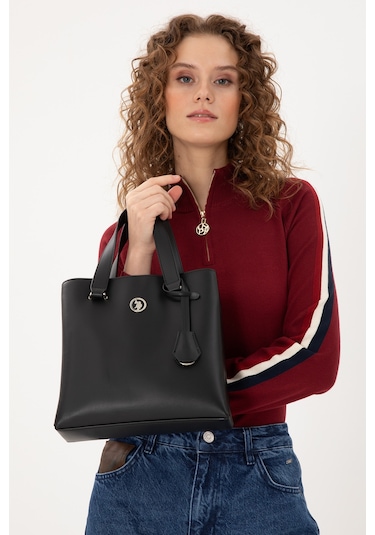 U.S. Polo Assn. Kadın Siyah Kol Çantası 50300304-VR046