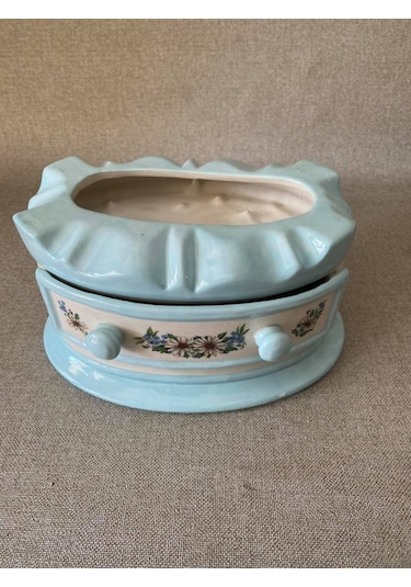 Antika Porselen Mücevher Kutusu 19X13X11Cm