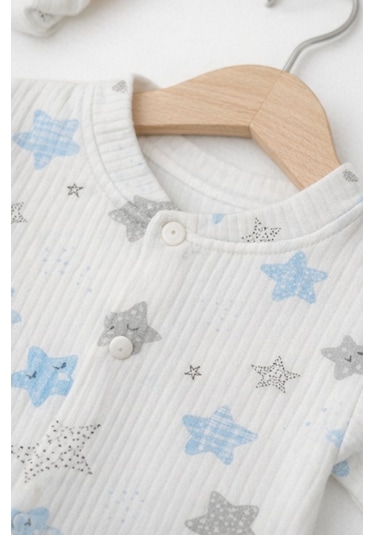 Baby Corner Bebek Pijama Takımı Ekru