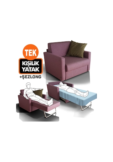 Seray Yataklı Şezlonglu Fonksiyonel Koltuk Servol
