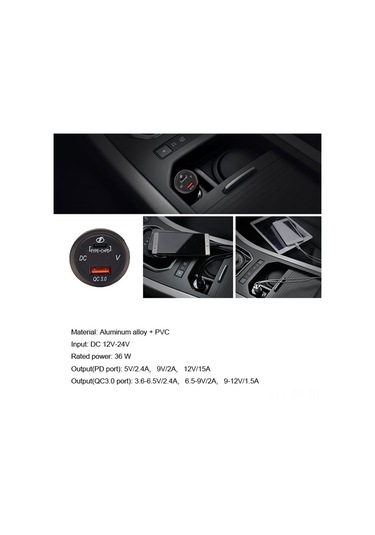 Singree 12/24v Dc Çift Usb Şarj Cihazı - Qc3.0 + Type-c Pd, Su Geçirmez, Led Göstergeli, Araba/motosiklet/boat İçin