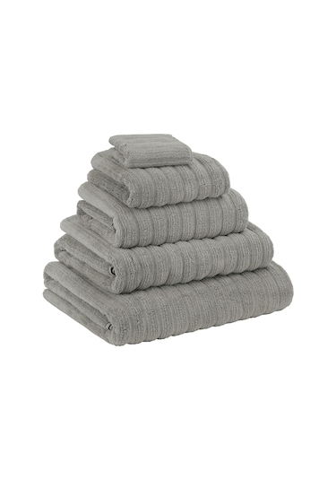 Hydrocotton Havlu Kabarık, Emici Ve Çabuk Kuruyan %100 Pamuklu Tekli Gri