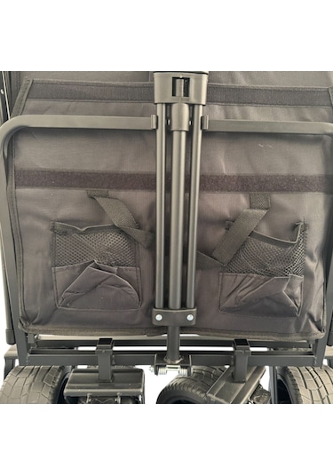 Windcamp Katlanır Kamp Arabası - Frenli - Xxl Siyah