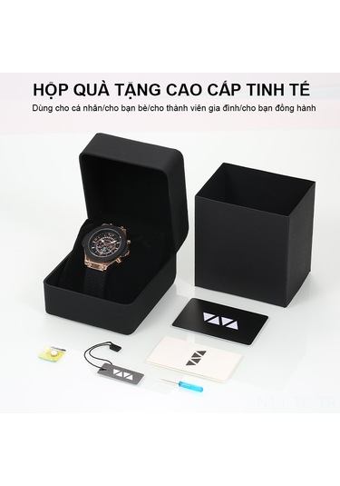 Skycity Kuru Madde Hareketli, Derin Su Geçirmez, Işıklandırmalı Fonksiyonlu, Çarpıtkor Cam, Rose Altın Çerçeveli Quartz Kol Saati Altın